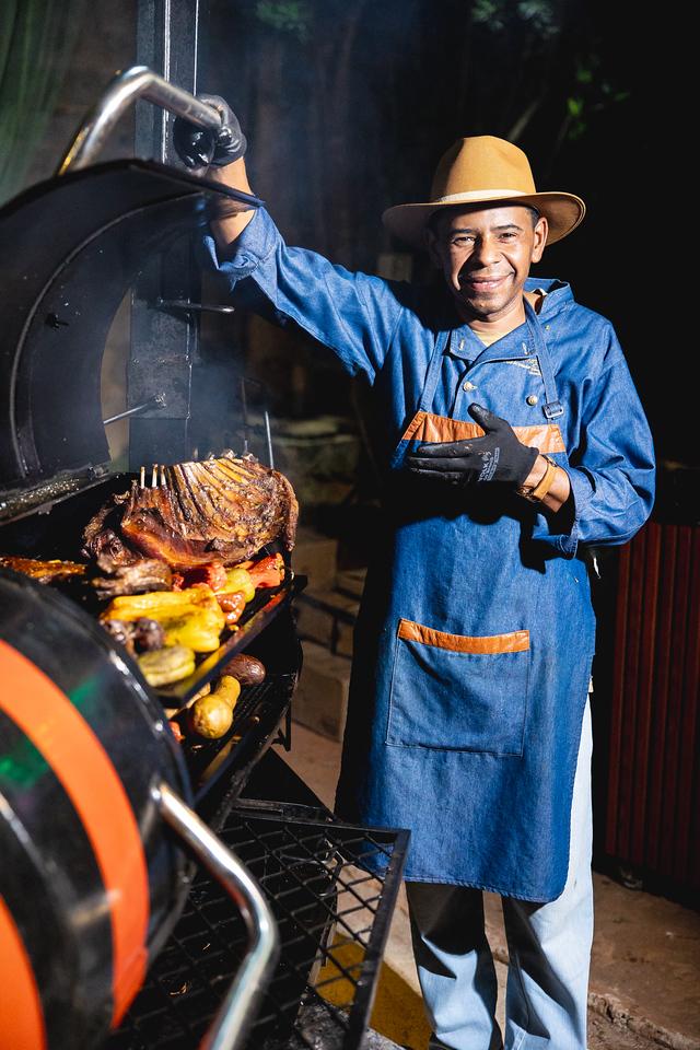 Churrasco Gourmet do Chef Adalton em evento de casamento